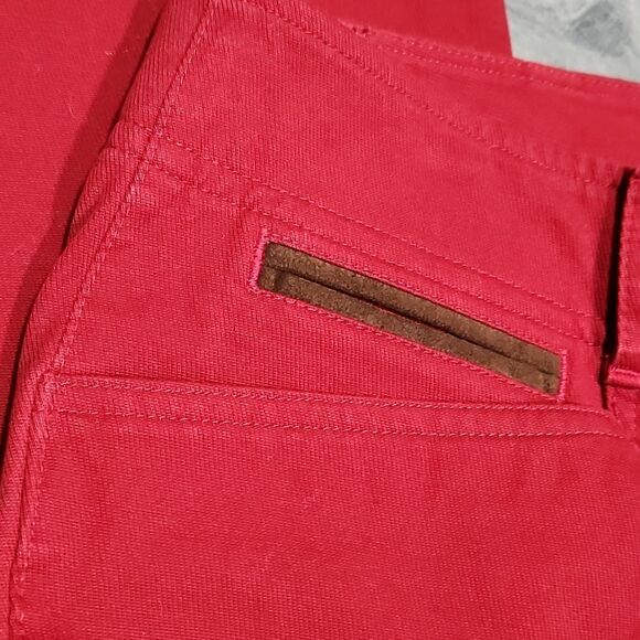 EUC LRL Red Straight Leg Pants - Picture 7 of 9